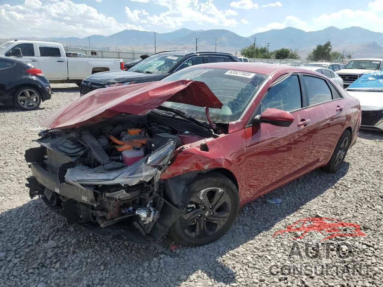 HYUNDAI ELANTRA 2021 - KMHLM4AJ4MU007284