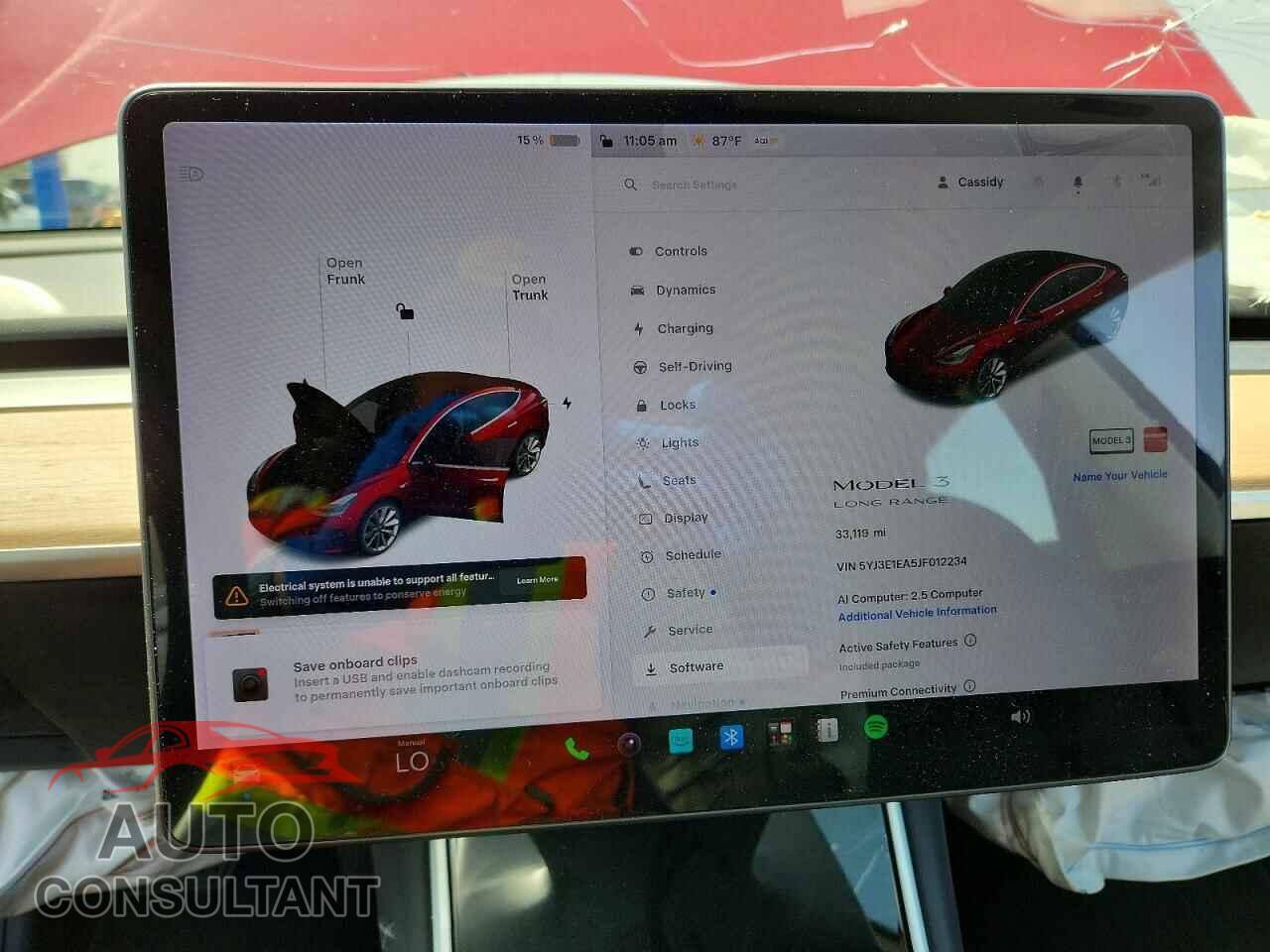 TESLA MODEL 3 2018 - 5YJ3E1EA5JF012234