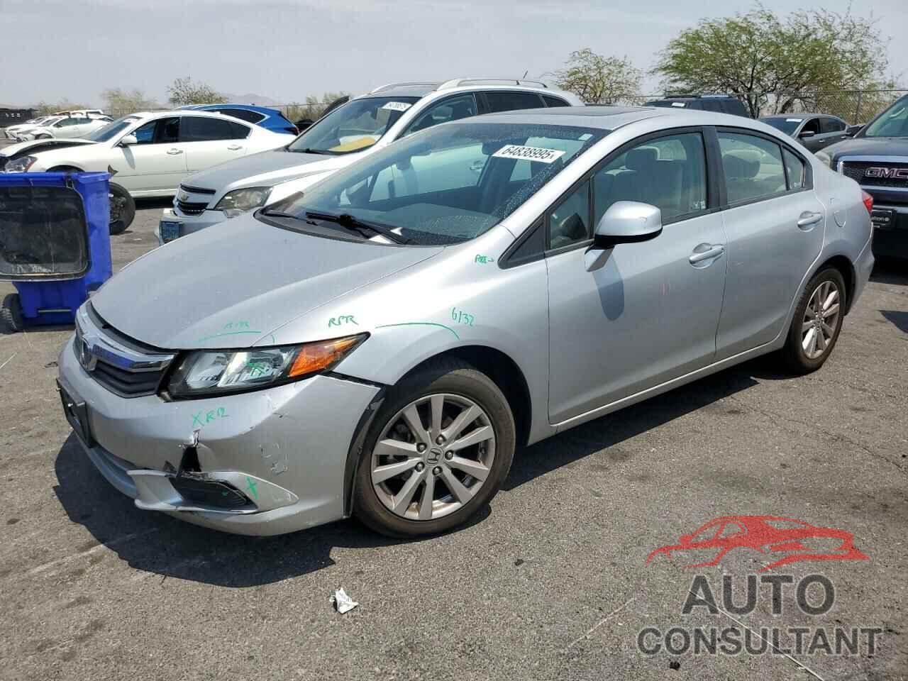 HONDA CIVIC 2012 - 19XFB2F80CE334277