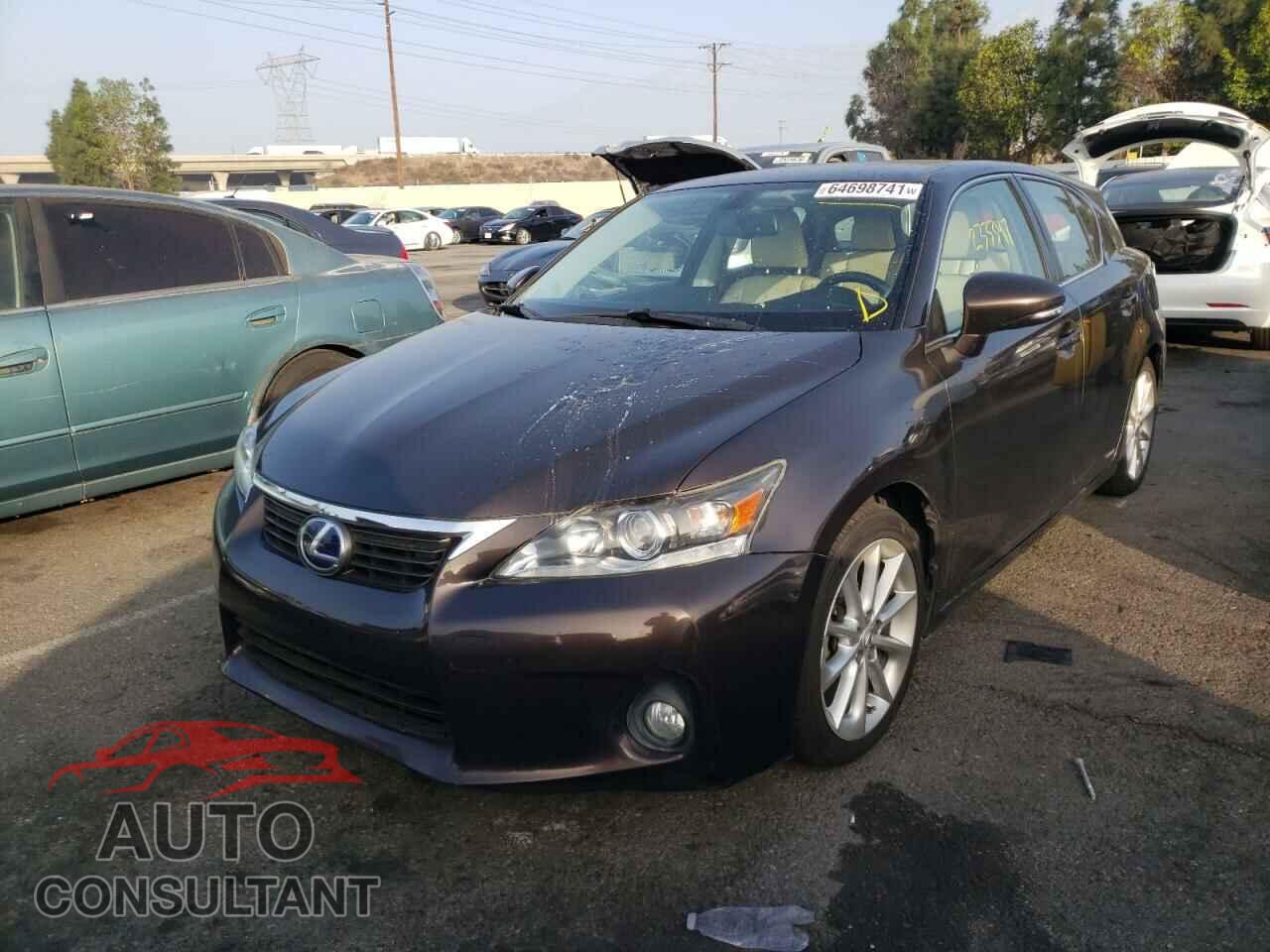 LEXUS CT 200 2012 - JTHKD5BH0C2087001