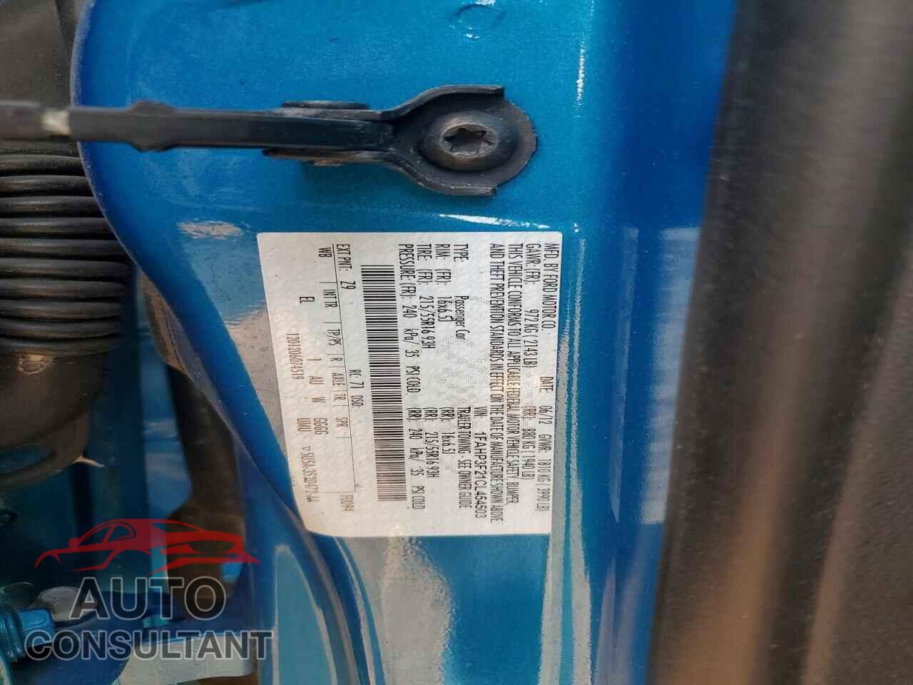 FORD FOCUS 2012 - 1FAHP3F21CL454503