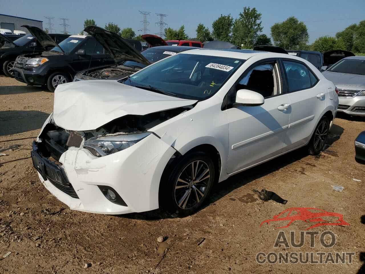 TOYOTA COROLLA 2016 - 2T1BURHE4GC502978