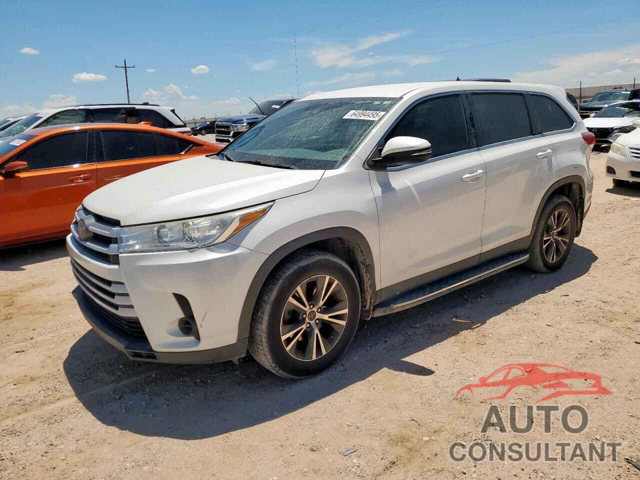 TOYOTA HIGHLANDER 2019 - 5TDZARFH3KS044323