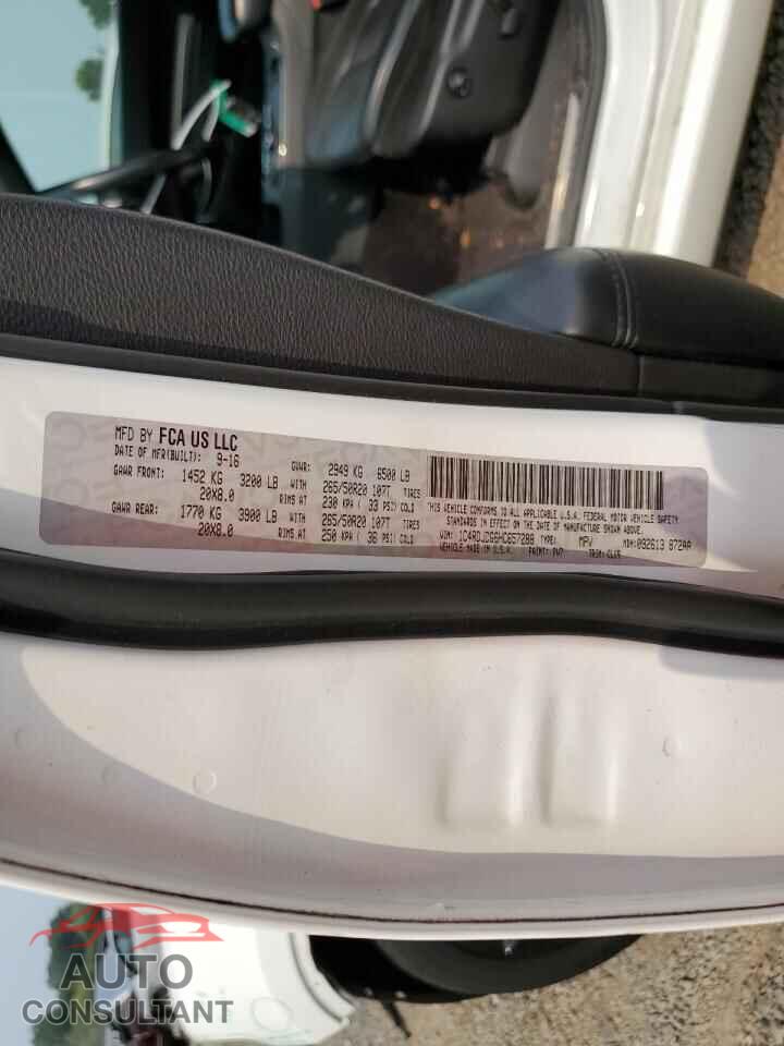 DODGE DURANGO 2017 - 1C4RDJDG6HC657288