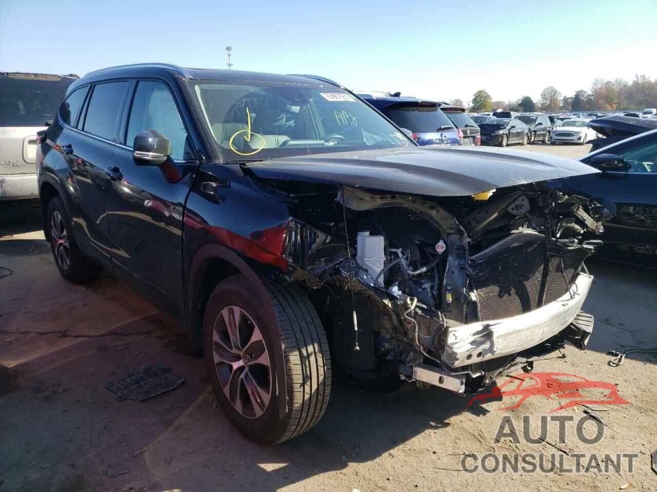 TOYOTA HIGHLANDER 2021 - 5TDGZRBH7MS531324