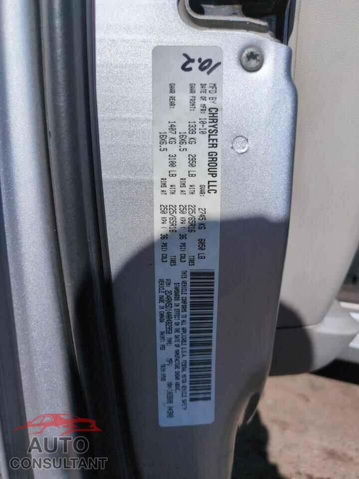 DODGE CARAVAN 2010 - 2D4RN5D14AR482958