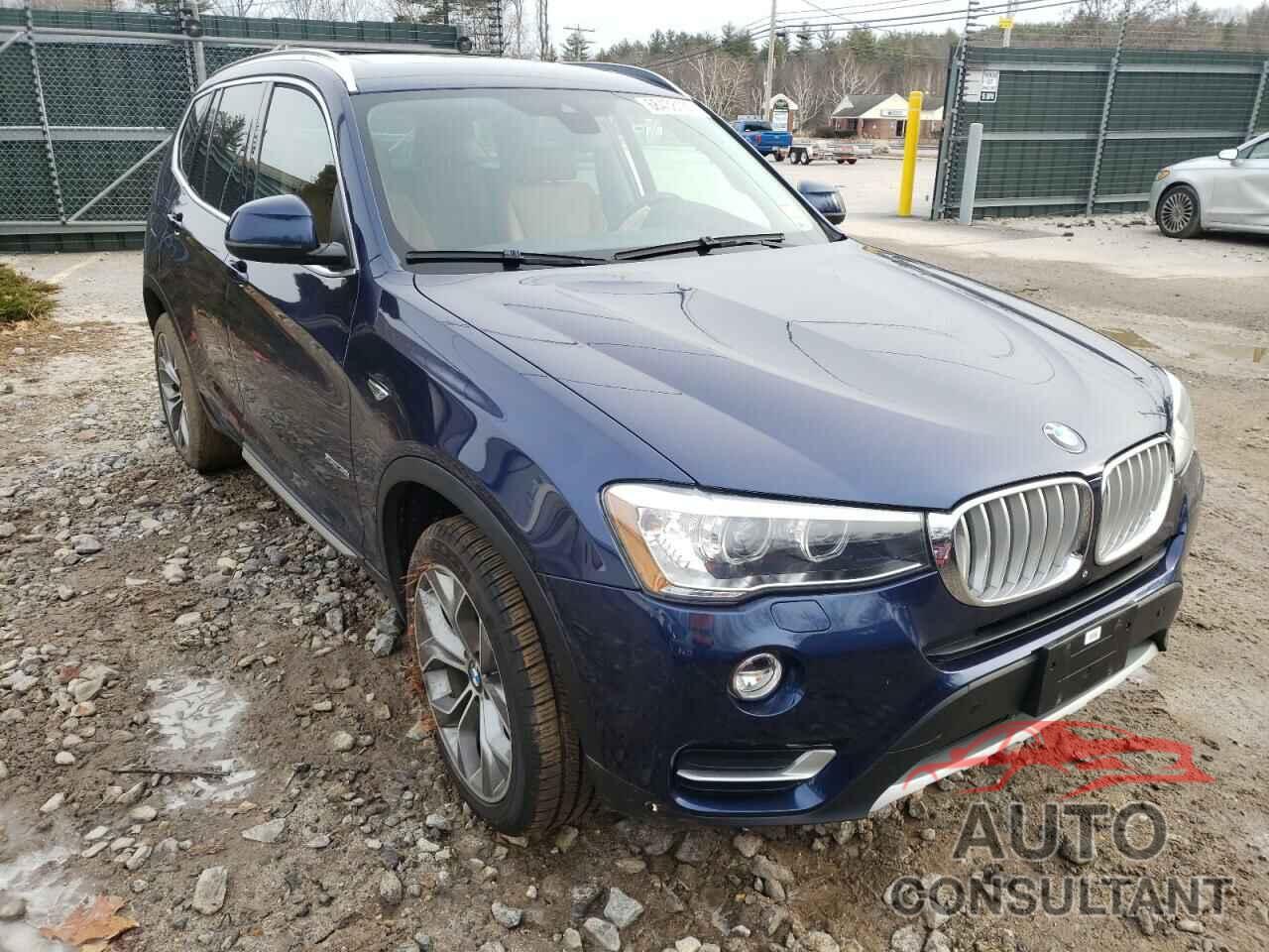 BMW X3 2016 - 5UXWX7C50G0K36565