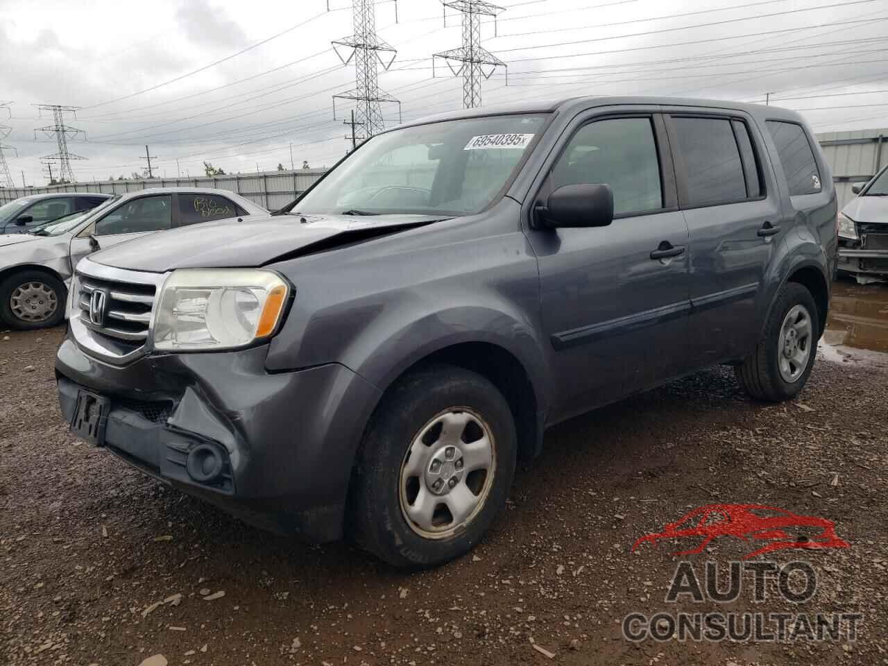 HONDA PILOT 2013 - 5FNYF4H26DB036751