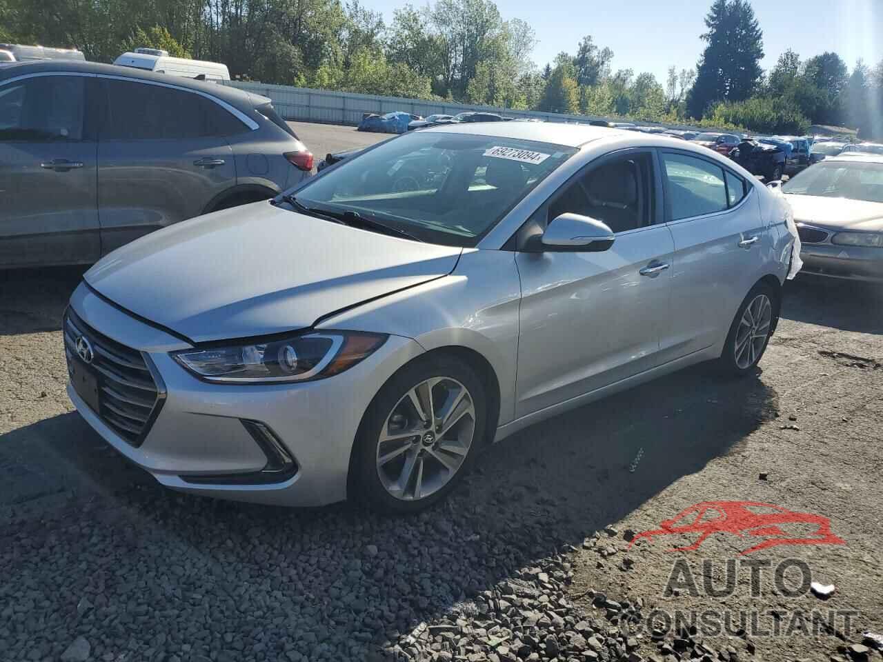 HYUNDAI ELANTRA 2017 - 5NPD84LF9HH074808