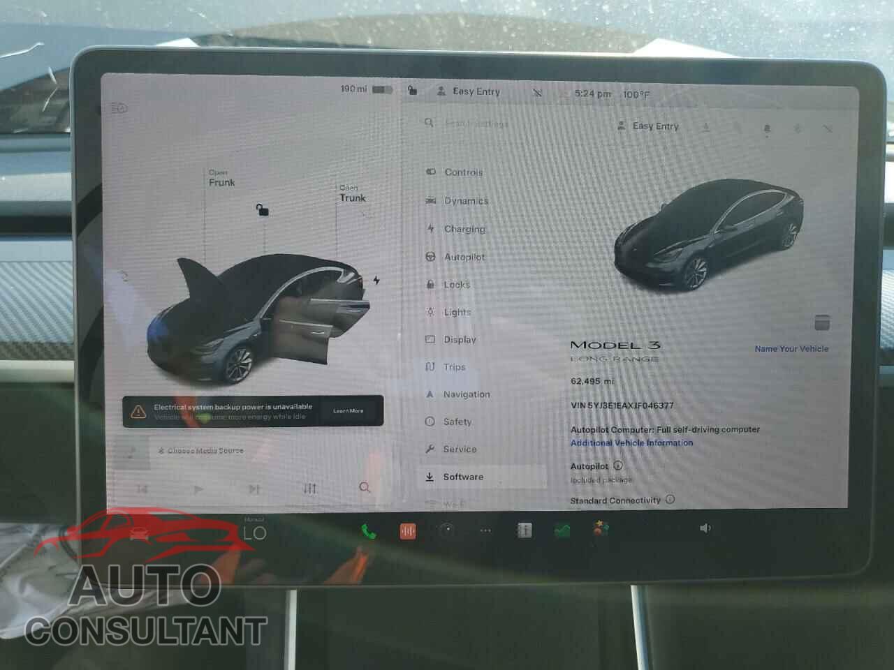 TESLA MODEL 3 2018 - 5YJ3E1EAXJF046377