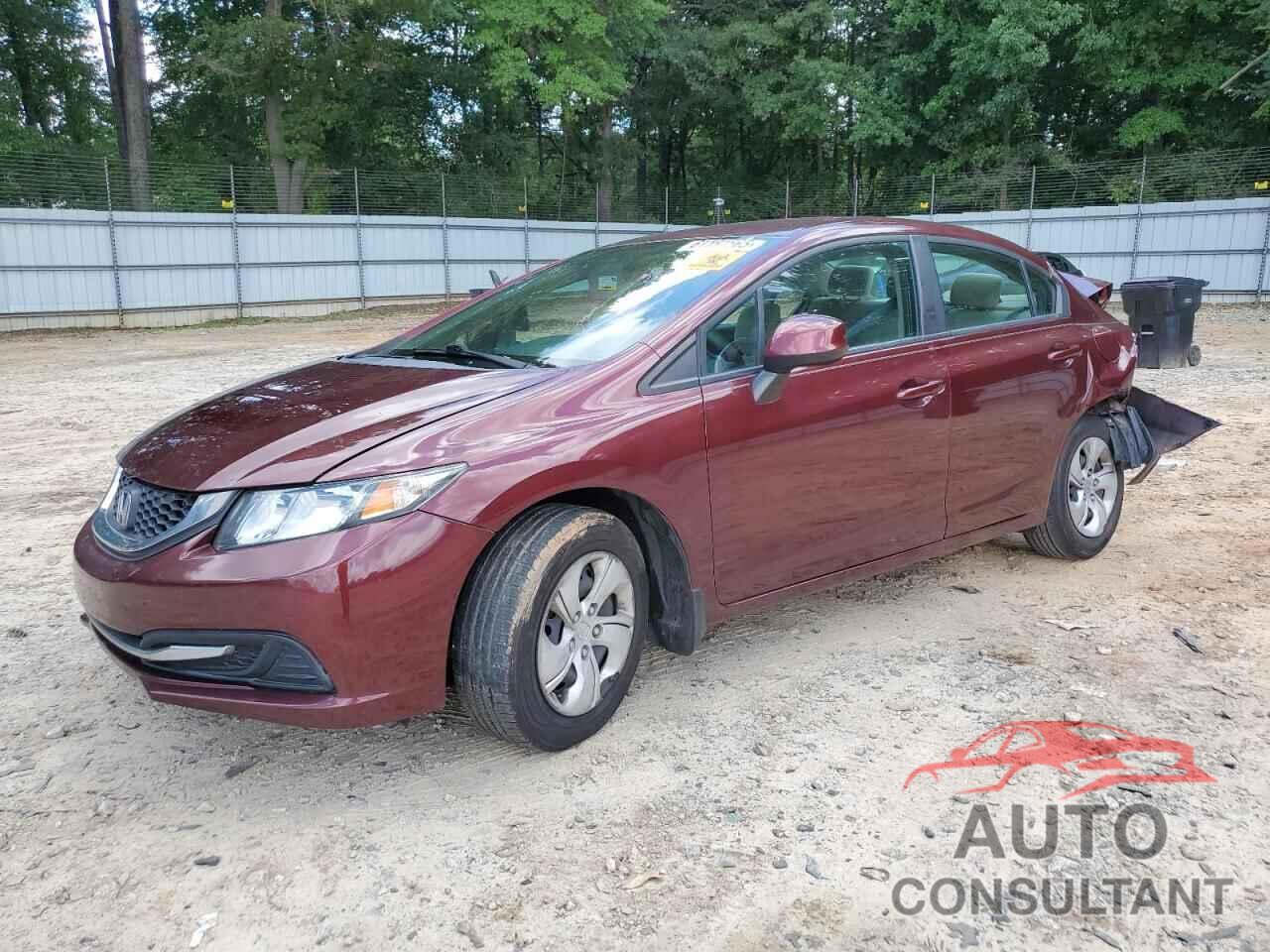 HONDA CIVIC 2013 - 19XFB2F52DE095516