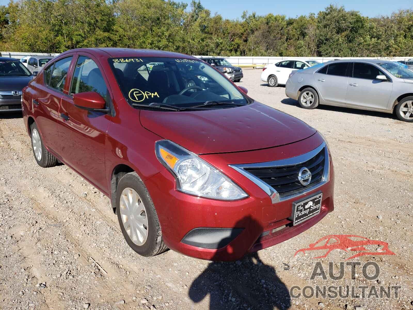 NISSAN VERSA 2016 - 3N1CN7APXGL886931