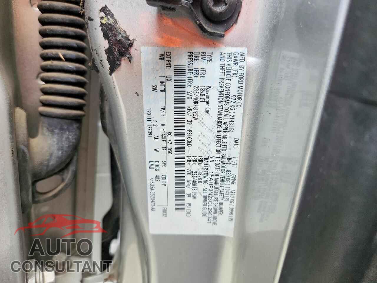 FORD FOCUS 2012 - 1FAHP3N23CL295341