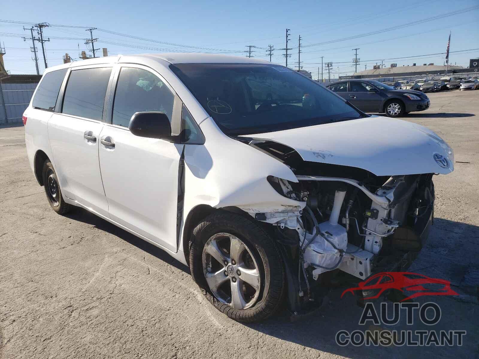 TOYOTA SIENNA 2017 - 5TDZZ3DC4HS880776