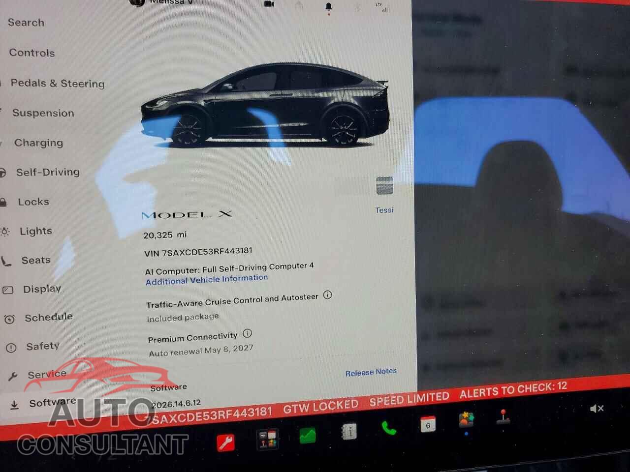 TESLA MODEL X 2024 - 7SAXCDE53RF443181