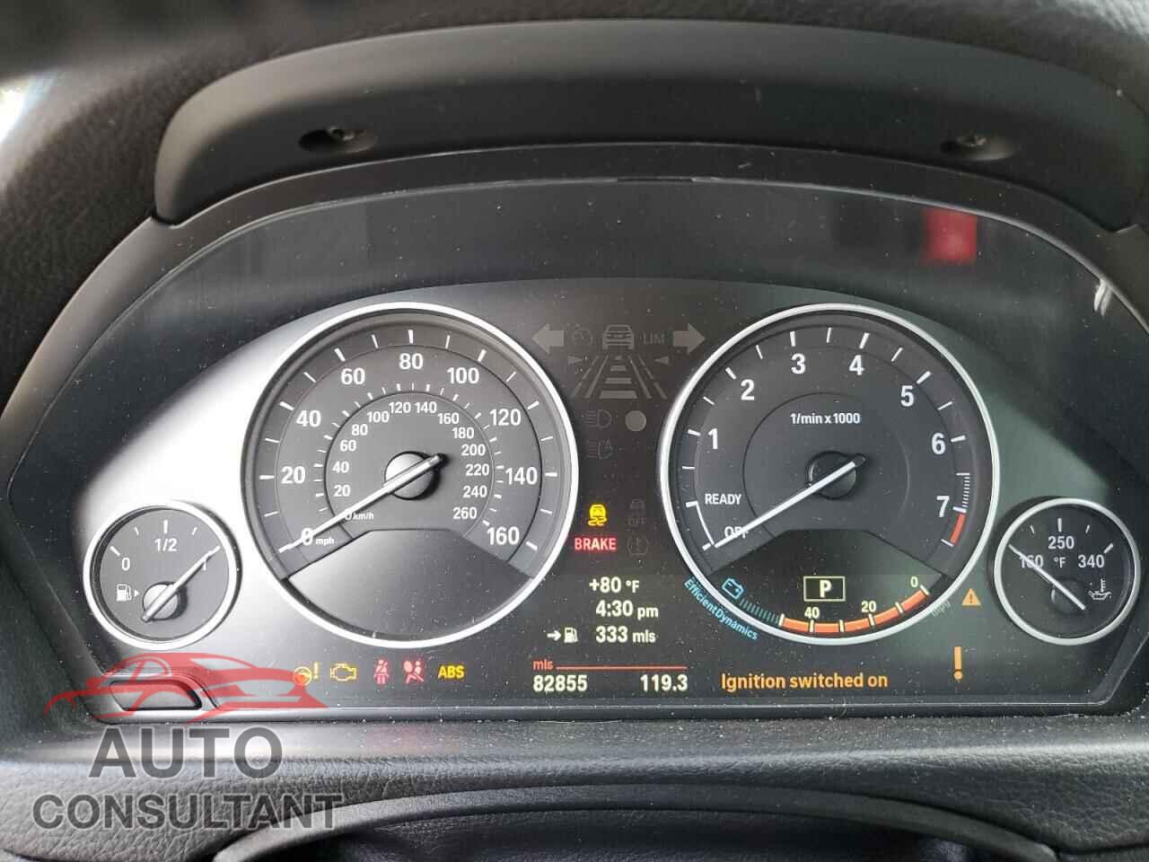 BMW 3 SERIES 2013 - WBA3B9C59DF585941