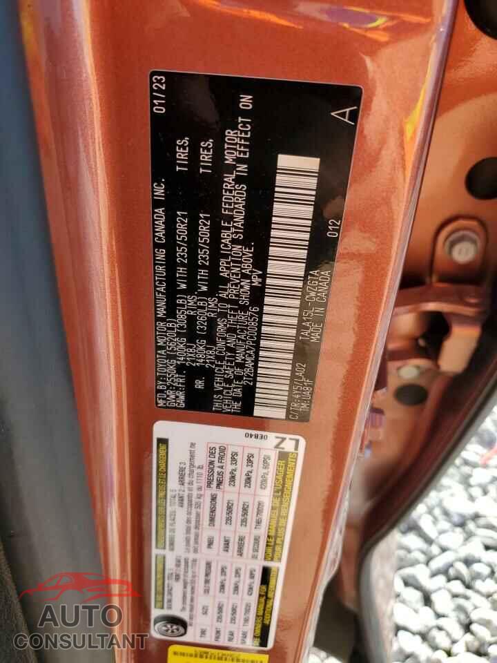 LEXUS RX350 2023 - 2T2BAMCA7PC008576