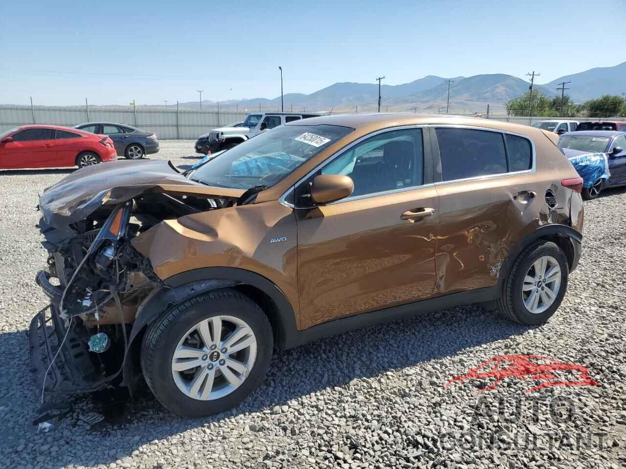 KIA SPORTAGE 2017 - KNDPMCAC2H7220675