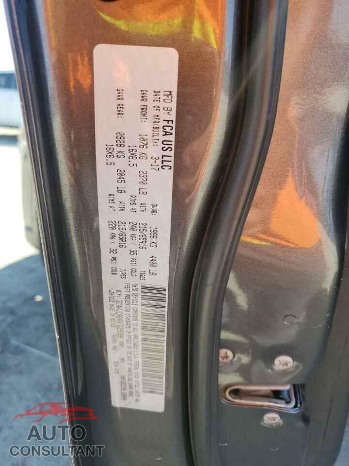 JEEP COMPASS 2017 - 3C4NJCAB4HT629389