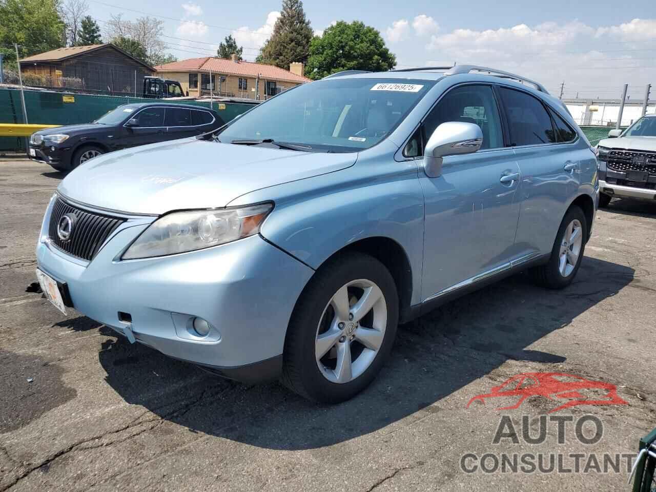 LEXUS RX350 2010 - 2T2BK1BA6AC024966