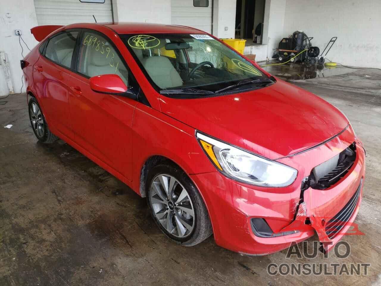 HYUNDAI ACCENT 2017 - KMHCT4AEXHU345414