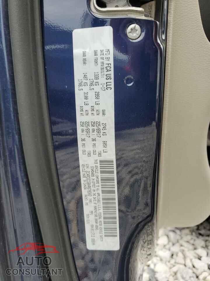 DODGE CARAVAN 2017 - 2C4RDGCG8HR678302