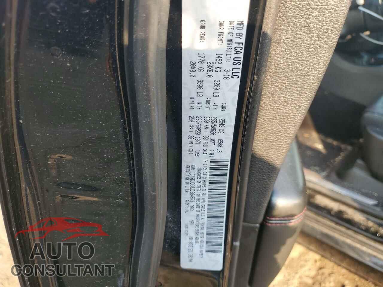 DODGE DURANGO 2018 - 1C4RDJDG0JC364573