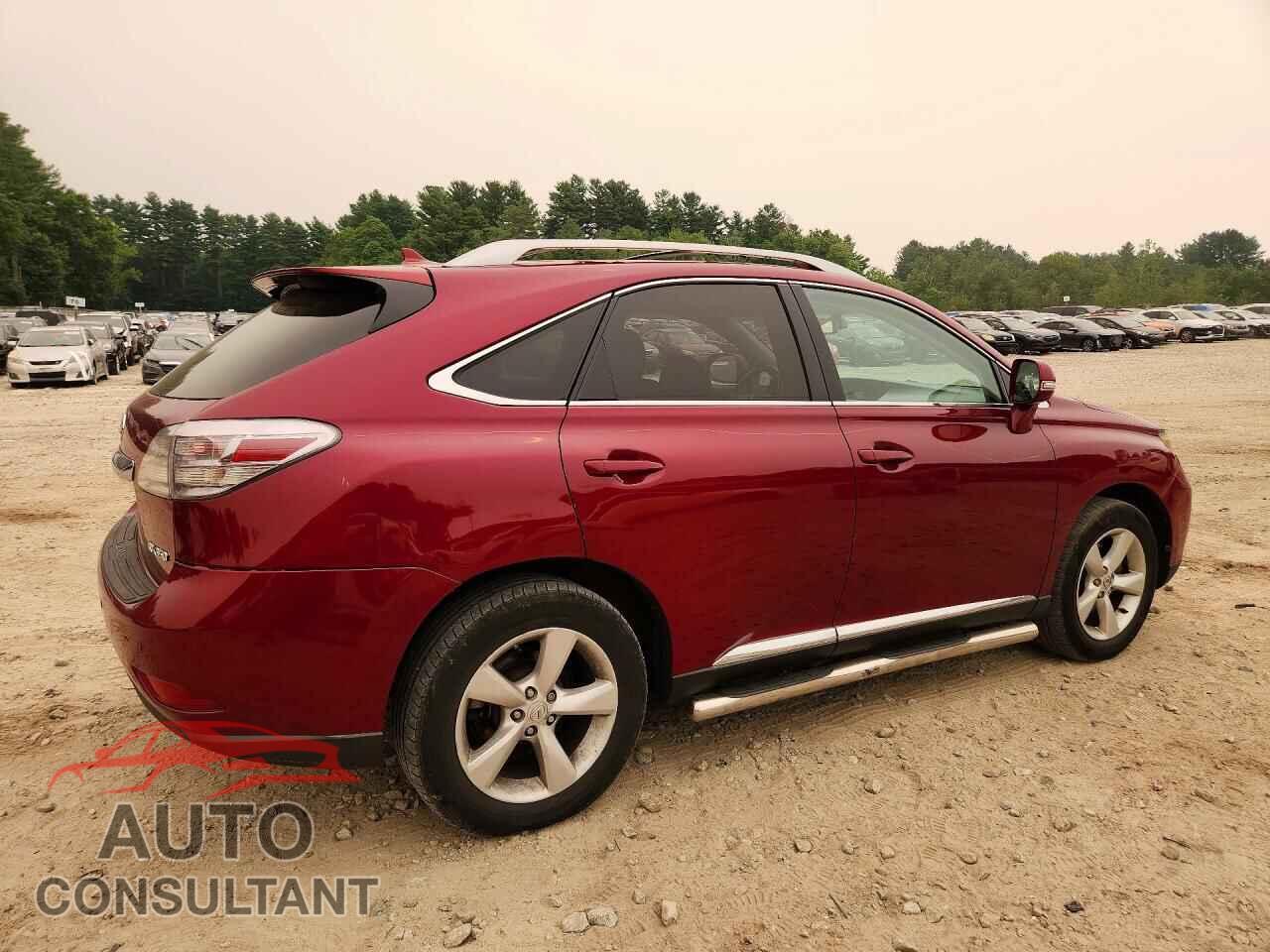 LEXUS RX350 2011 - 2T2BK1BA7BC106822