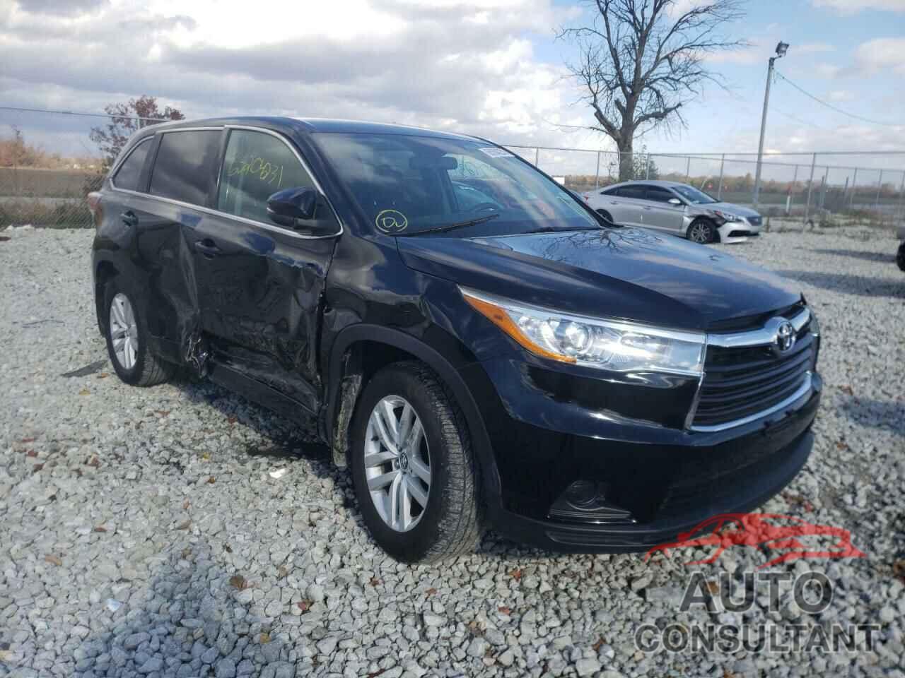TOYOTA HIGHLANDER 2016 - 5TDBKRFH9GS318775