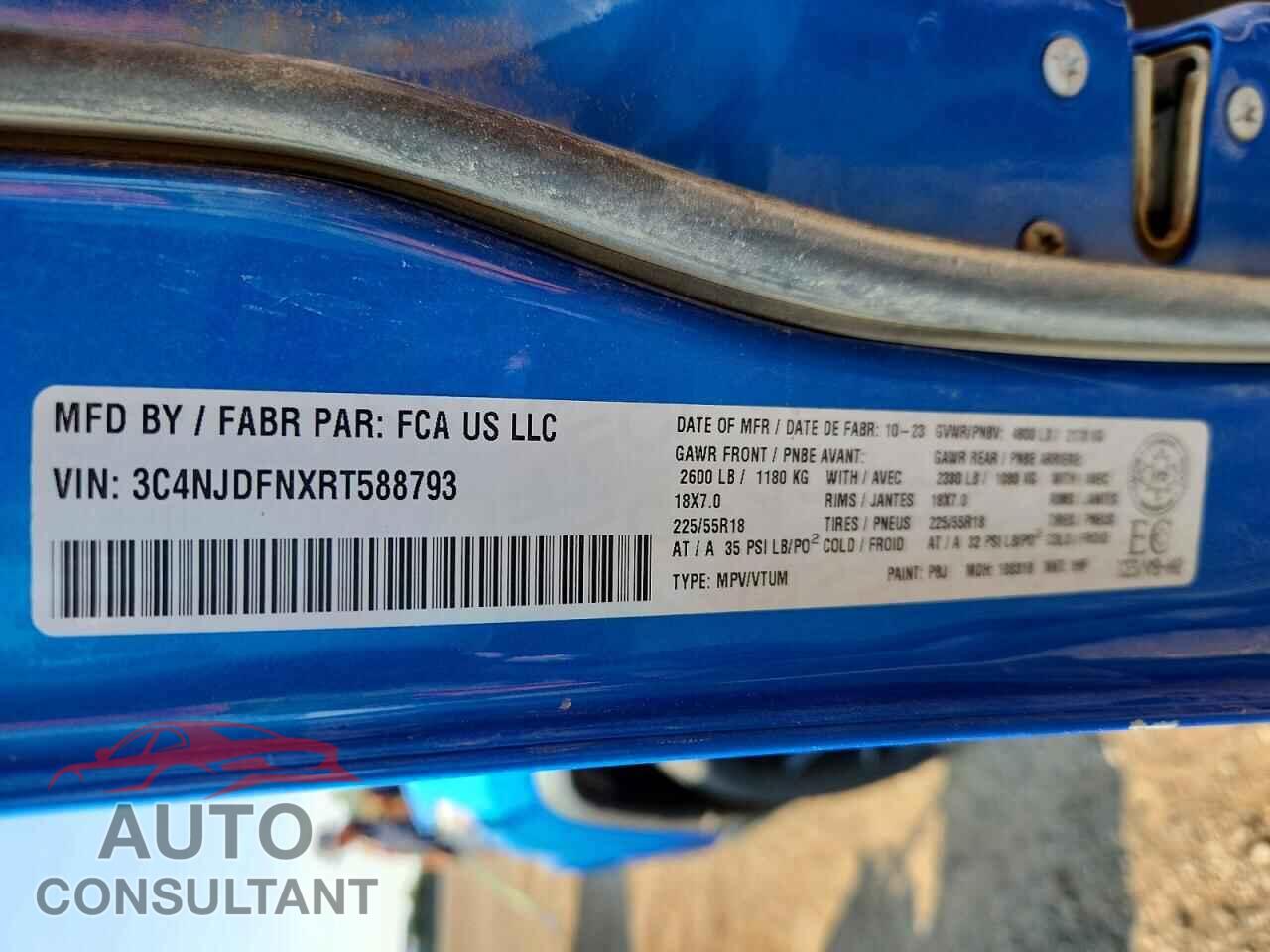 JEEP COMPASS 2024 - 3C4NJDFNXRT588793
