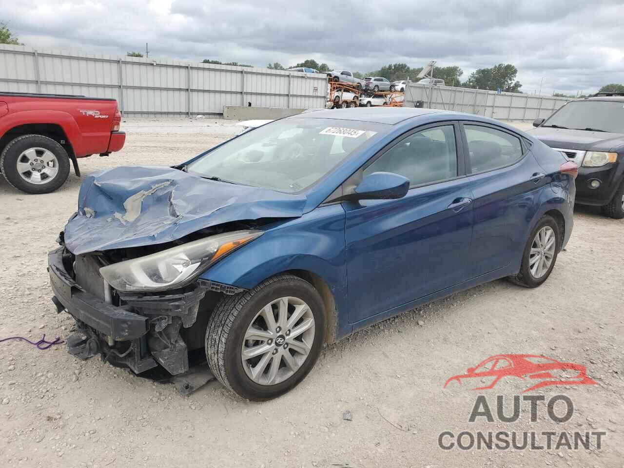 HYUNDAI ELANTRA 2015 - KMHDH4AE5FU360437