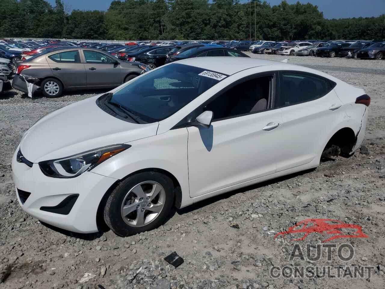 HYUNDAI ELANTRA 2014 - 5NPDH4AEXEH477783