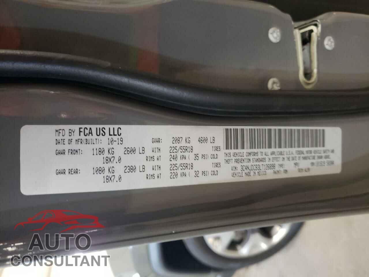 JEEP COMPASS 2020 - 3C4NJDCB3LT126898