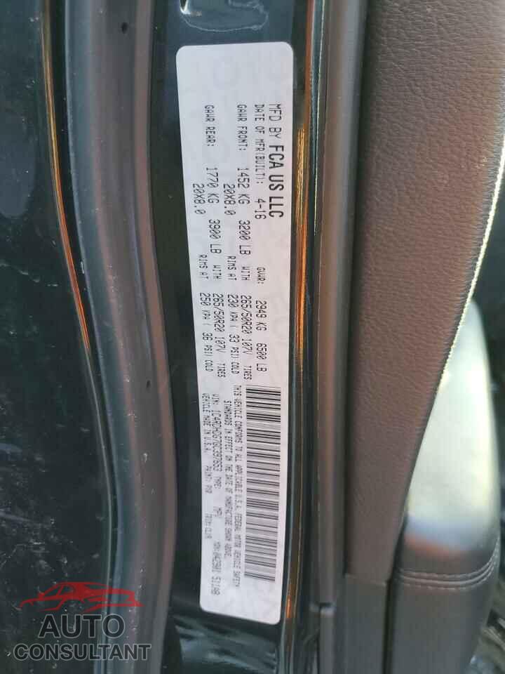 DODGE DURANGO 2016 - 1C4RDHDG7GC397653