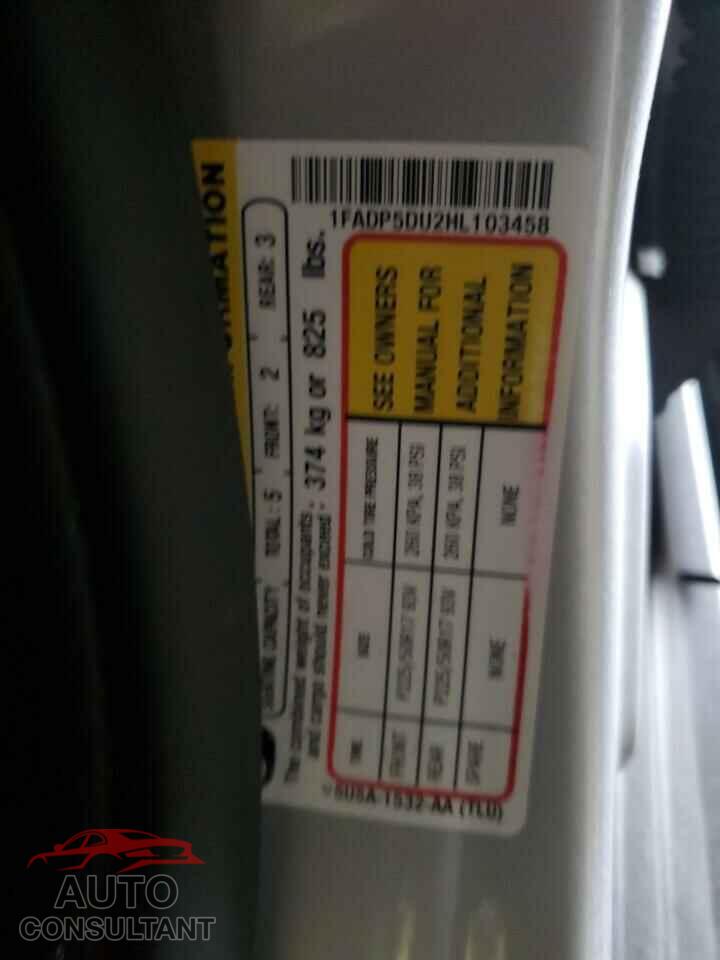 FORD CMAX 2017 - 1FADP5DU2HL103458