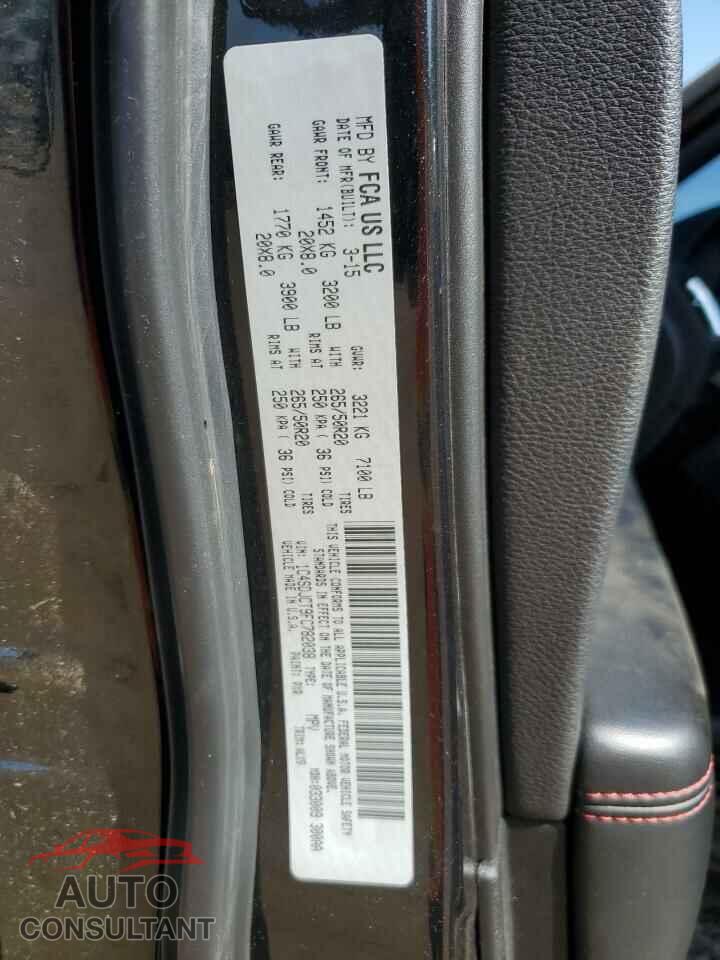 DODGE DURANGO 2015 - 1C4SDJCT9FC782038