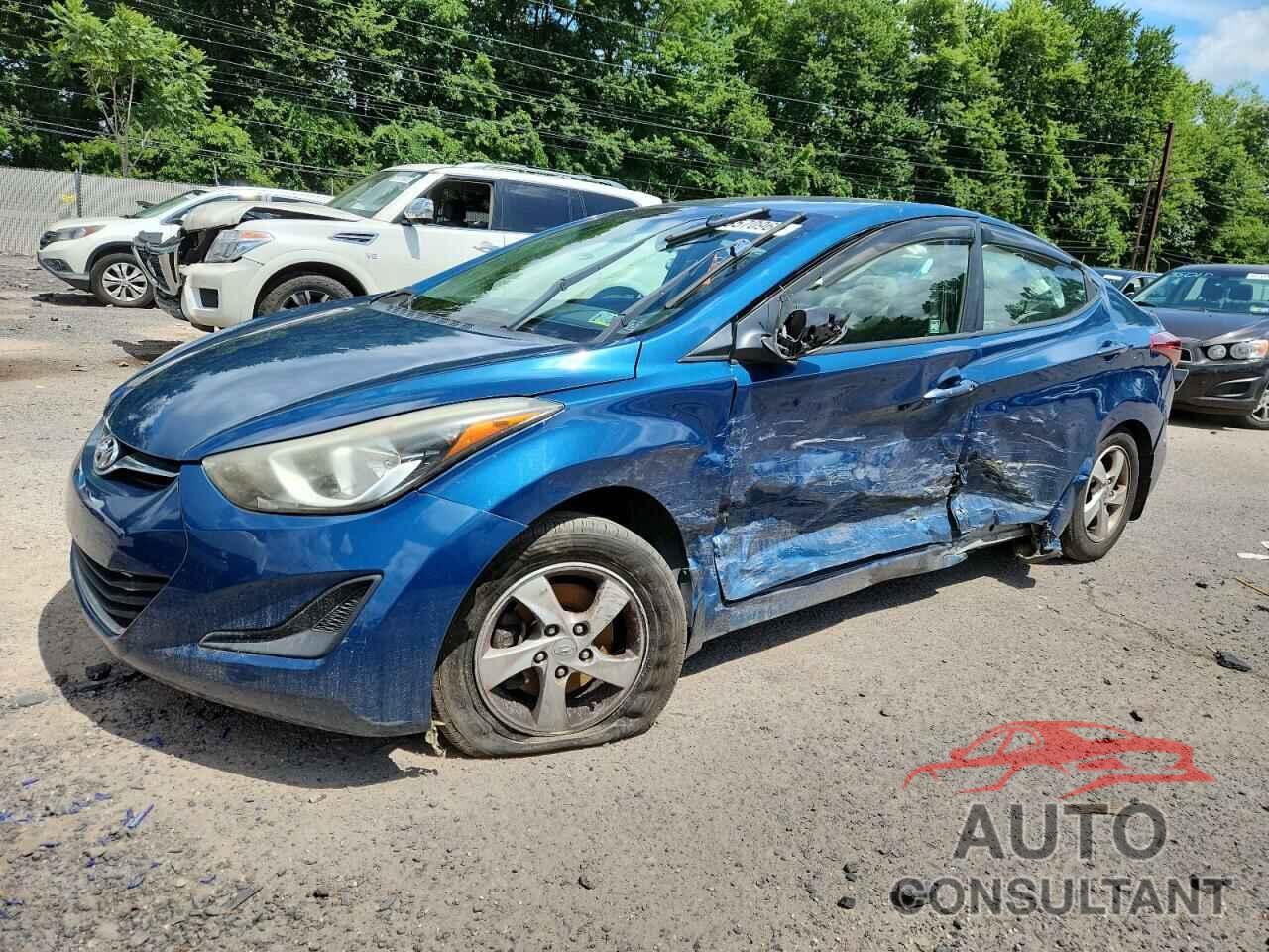 HYUNDAI ELANTRA 2014 - KMHDH4AE8EU155810