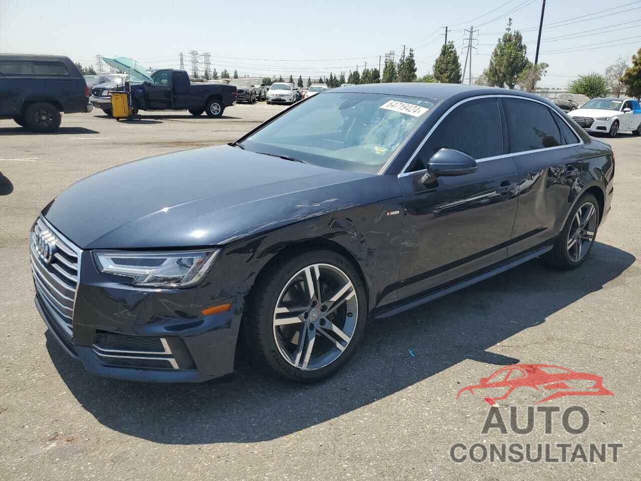 AUDI A4 2018 - WAULMAF44JA084883