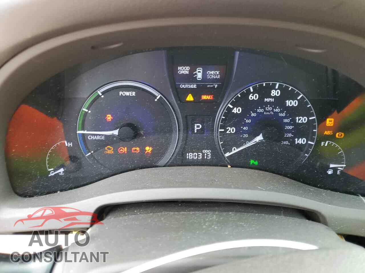 LEXUS RX450 2011 - JTJBC1BA4B2044535