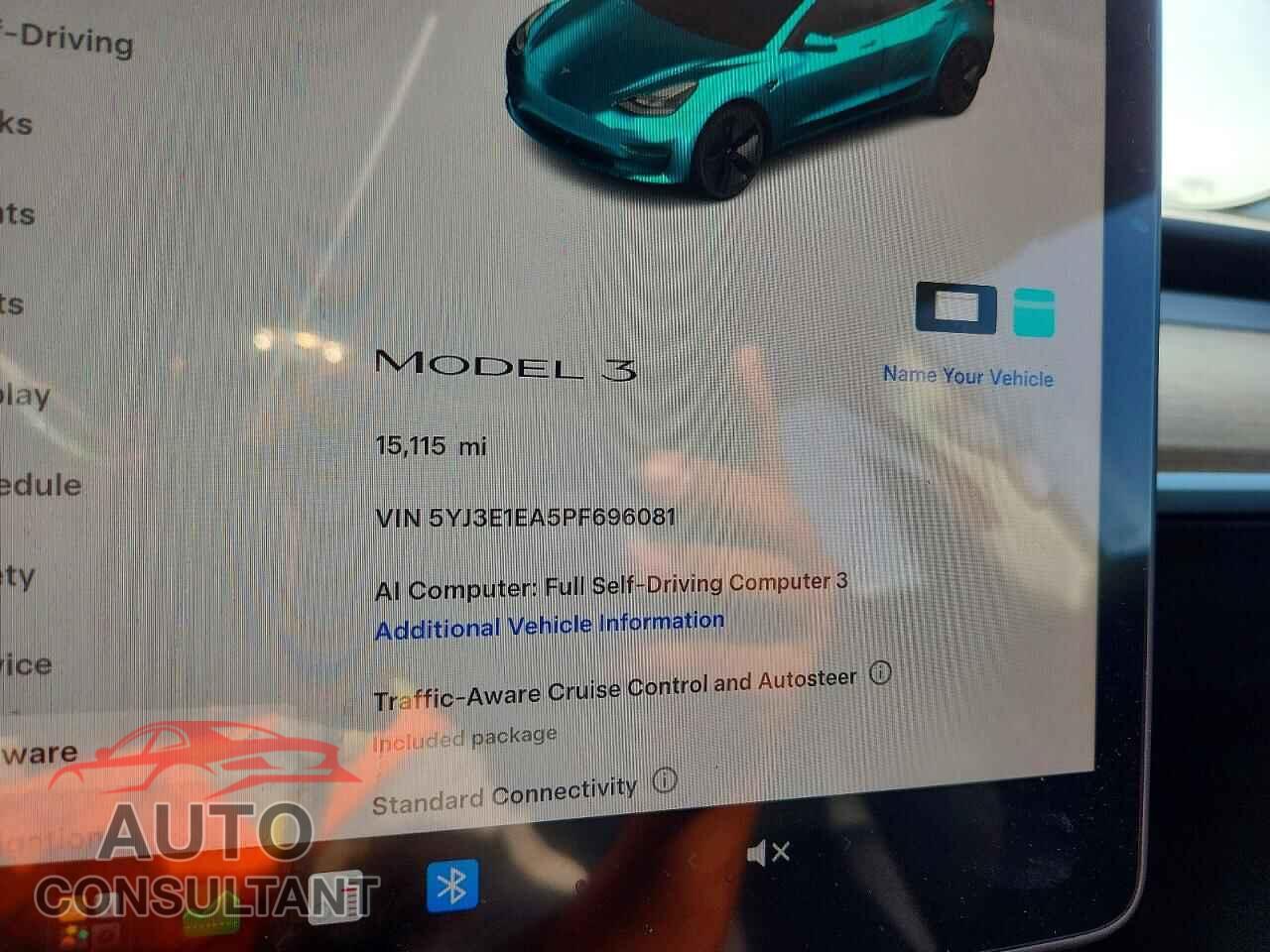 TESLA MODEL 3 2023 - 5YJ3E1EA5PF696081