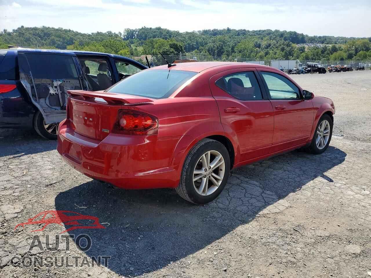 DODGE AVENGER 2012 - 1C3CDZEGXCN293588