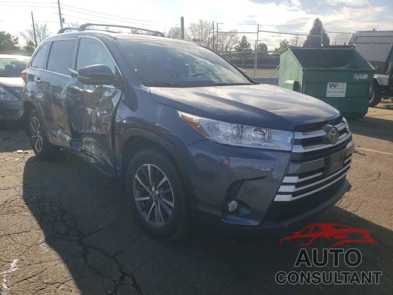 TOYOTA HIGHLANDER 2017 - 5TDJZRFH3HS510976