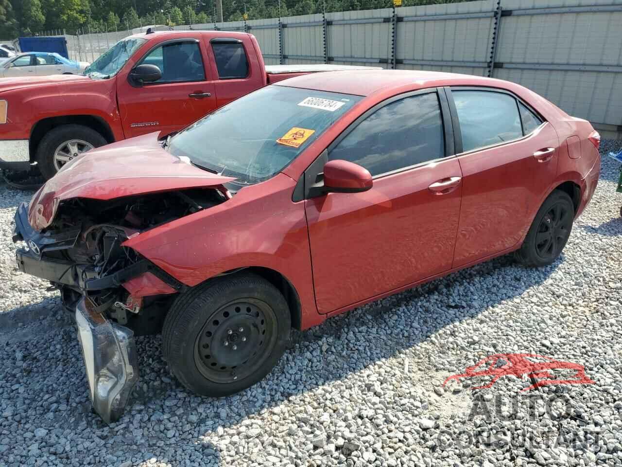 TOYOTA COROLLA 2016 - 5YFBURHE8GP392789