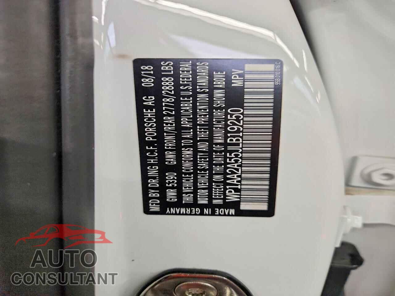 PORSCHE MACAN 2018 - WP1AA2A55JLB19250