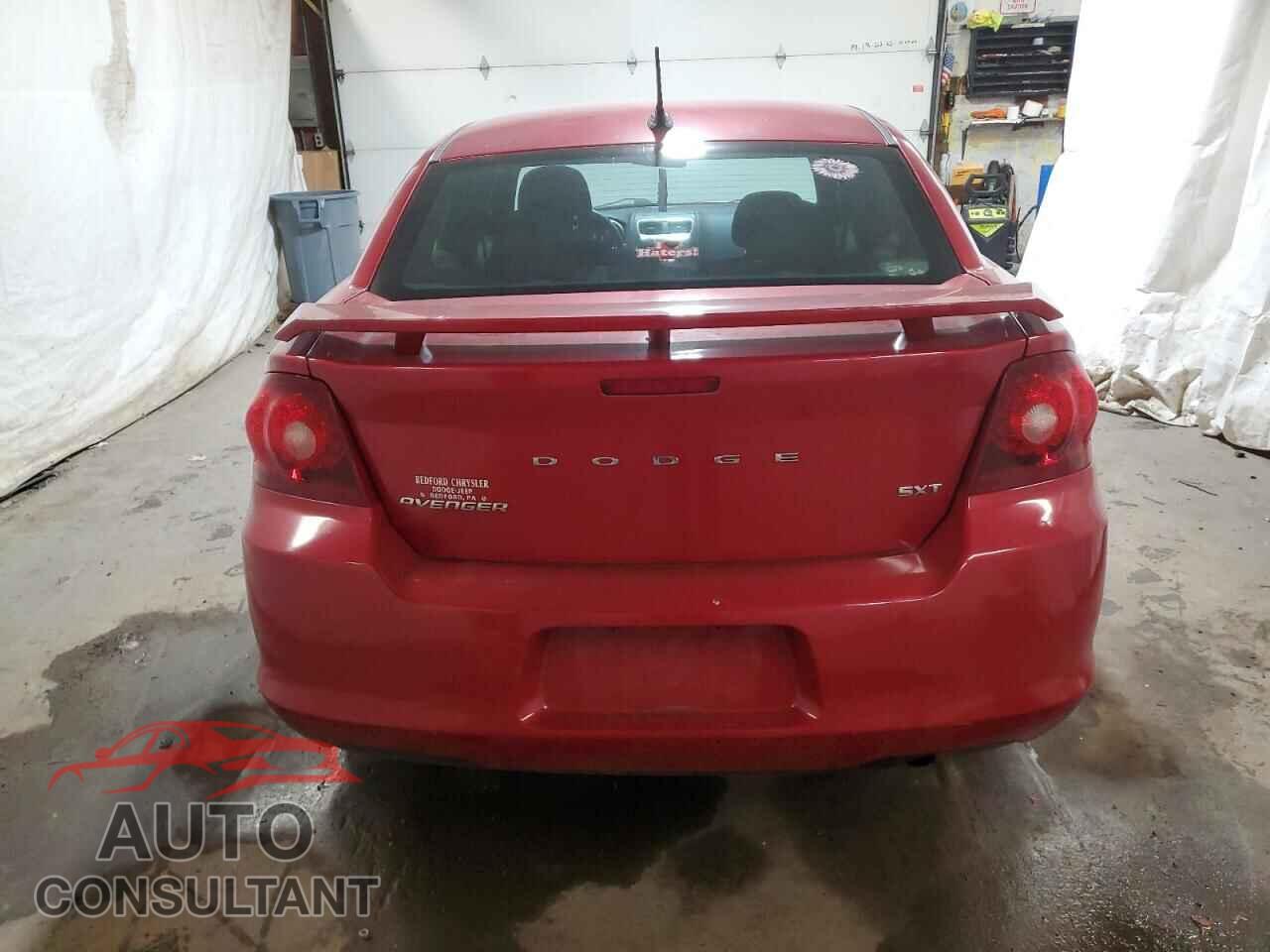 DODGE AVENGER 2012 - 1C3CDZCB0CN312883