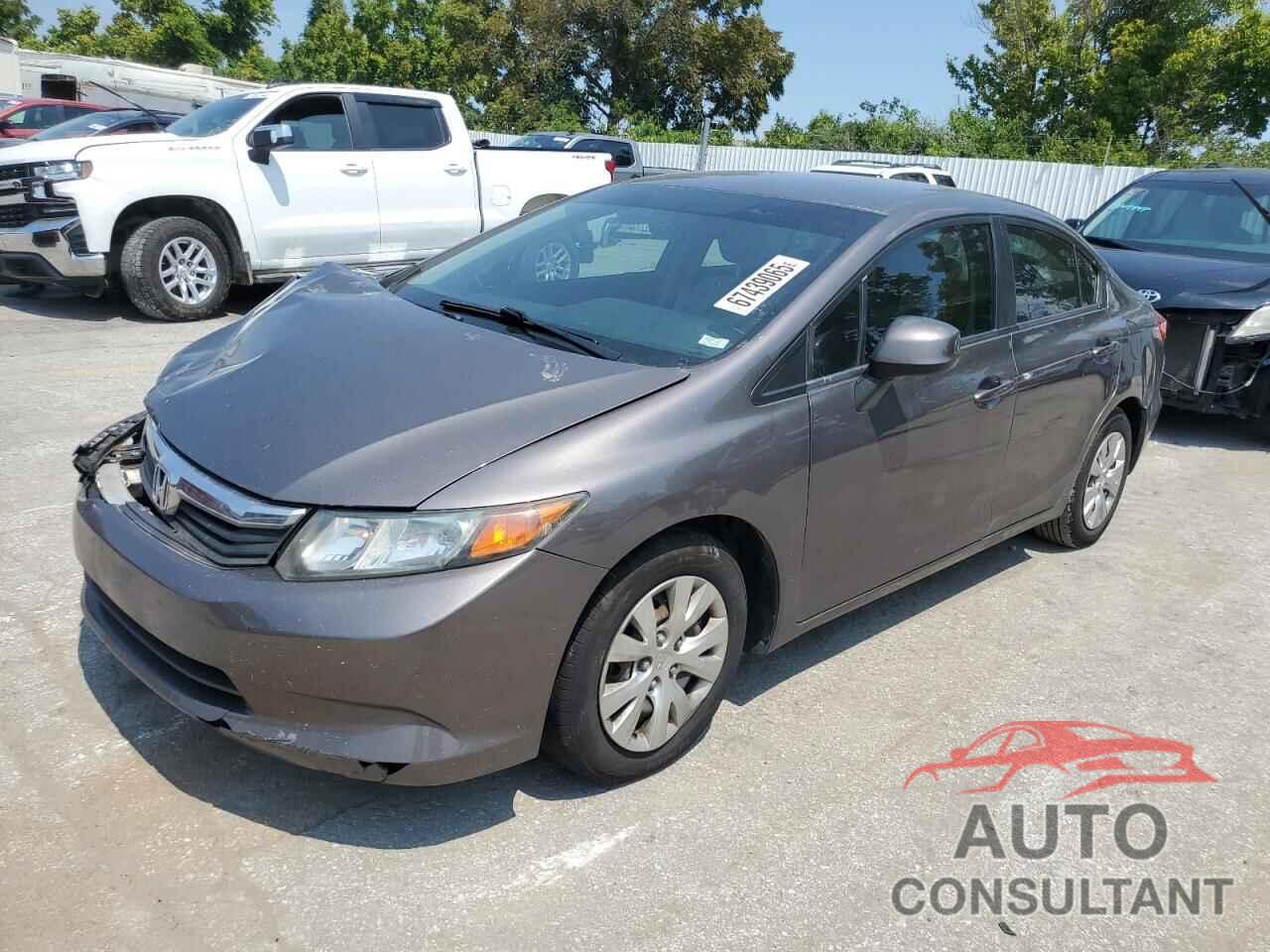 HONDA CIVIC 2012 - 19XFB2F56CE070567