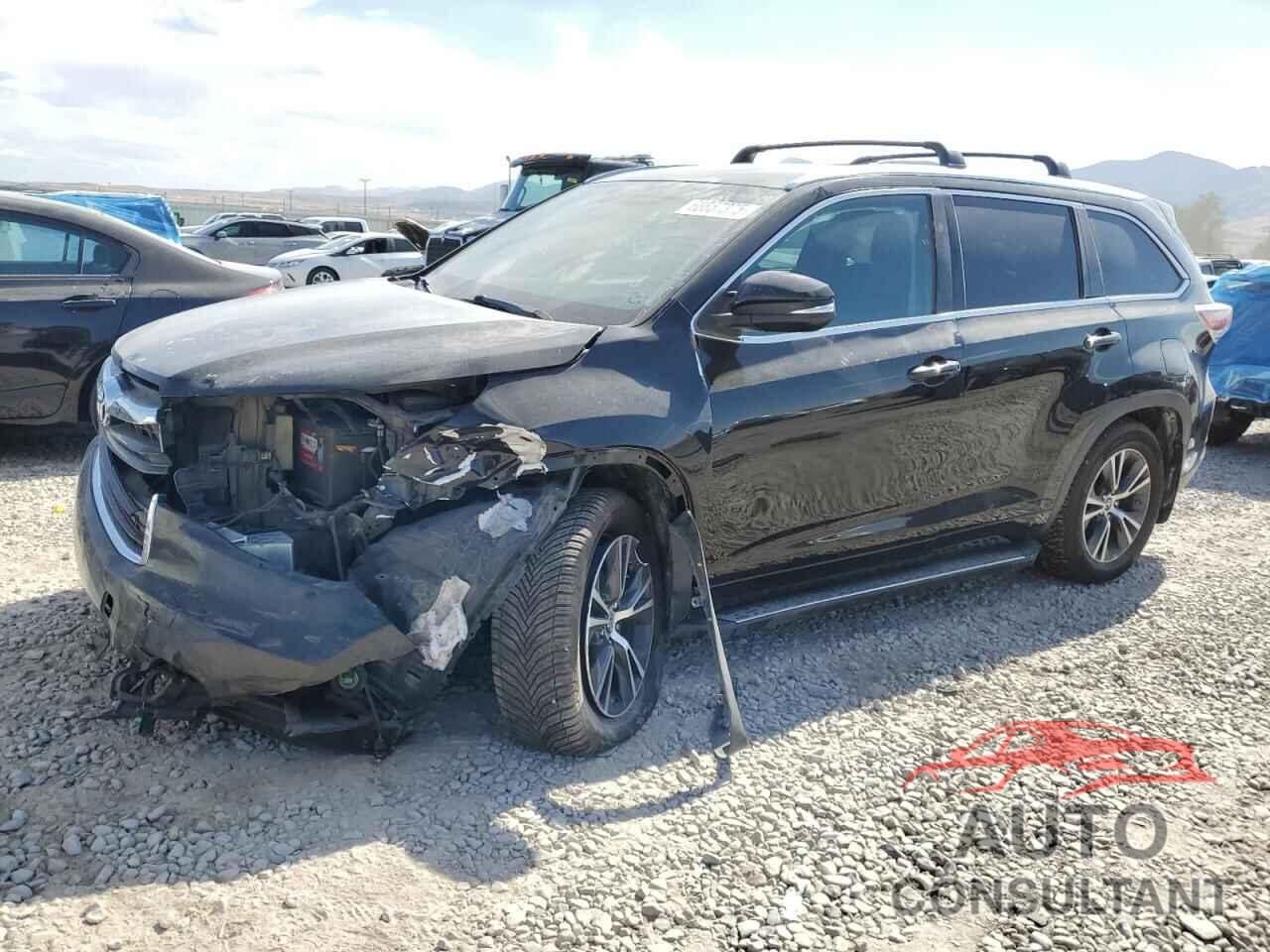 TOYOTA HIGHLANDER 2016 - 5TDJKRFH7GS270043