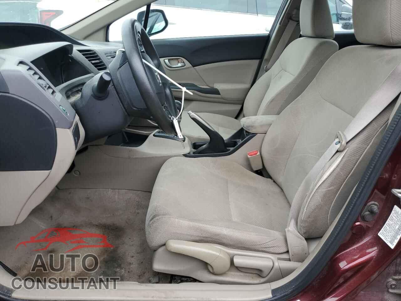 HONDA CIVIC 2012 - 19XFB2F57CE365578