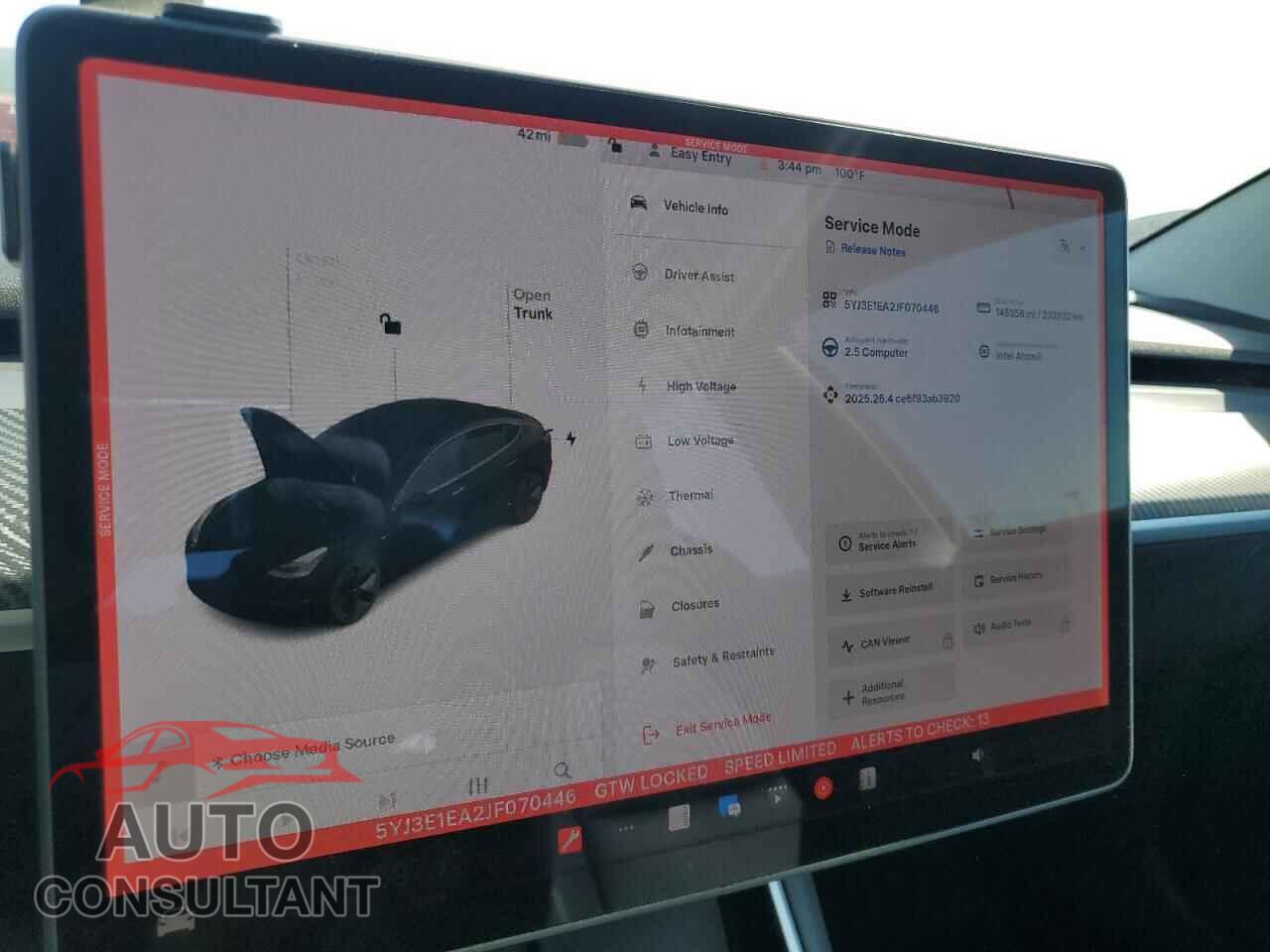 TESLA MODEL 3 2018 - 5YJ3E1EA2JF070446