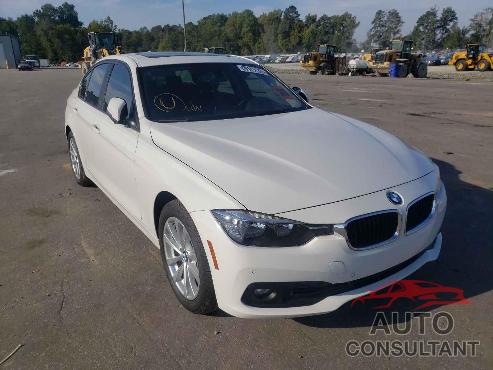 BMW 3 SERIES 2017 - WBA8E1G31HNU18220